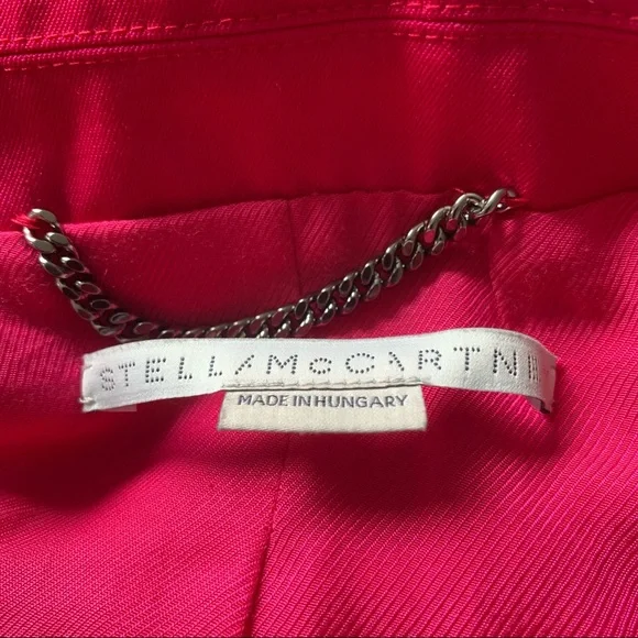 Stella McCartney Dahlia Hot Pink Blazer Size XS - Picture 15 of 16